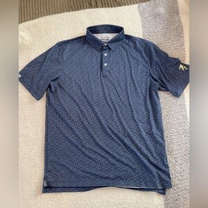 Straight Down Mens Golf Polo Size: L